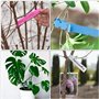 alwaiiz 600 Pièces Etiquettes en Plastique pour Plantes avec 2 Pièces Stylos à Base D'eau Noir, 2 x 21cm Suspendus Étiquettes de