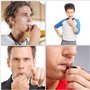 alwaiiz 24 Pièces Sifflet, Sifflets en Acier Inoxydable, Sifflet de Sport avec Cordon, Convient pour Les Entraîneurs, Les Arbitr