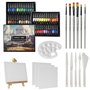 GC QUILL 48 Tubes de Peinture Acrylique de 12 ml avec 6 Pinceaux