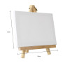GC QUILL 48 Tubes de Peinture Acrylique de 12 ml avec 6 Pinceaux, Couteaux,Toile, Chevalet, pour Peinture d'artiste sur Bois, Cé