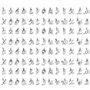 SAVITA 130 pièces ABC Lettre Charmes Mini Alphabet A-Z Alliage de Zinc Bracelet Collier Pendentifs pour la Fabrication de Bijoux