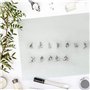 SAVITA 130 pièces ABC Lettre Charmes Mini Alphabet A-Z Alliage de Zinc Bracelet Collier Pendentifs pour la Fabrication de Bijoux