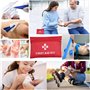 Yimai Trousse de Premiers Secours, Mini Kits de Survie Petite Trousse de Survie d'urgence 96 Pièces pour Voiture Maison Lieu de 