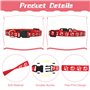 Xinzistar 12pcs Colliers pour Chien, Réglable Collier pour Chiots Animaux de Compagnie avec Boucle Anti-étranglement Colliers po