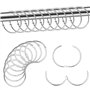 Xinzistar 20pcs Anneaux de Rideaux