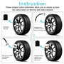 Xinzistar 20CM Gonfleur Pneu d'extension Cordon Adaptateur Schrader de Valve de Pneu Extension de Pompe Voiture Tube d'extension