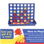DERAYEE Puissance 4 - Jeux de Voyage et de Poche - Jeu Portable Amusant pour 2 Joueurs à Partir de 6 Ans(Bleu)