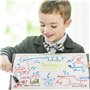 11Pièces Feutre Tableau Blanc Feutres Ardoise Effacables pour la Maison l’École Et le Bureau