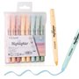 YISAN Surligneur Bible, surligneur sec, sans bavure, 8 couleurs pastel, 70627