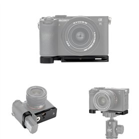 JJC A7CII Poignée Appareil Photo Compartiment de Rangement AirTag Dissimulé Appareil Photo Sony A7CII A7CR