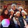 Réveil Lumière Bluetooth,Radio Eveil Matin Lumineux Lampe de Chevet 20 Niveaux de Luminosité Simulateur d'Aube et Crépuscule 2 R