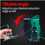 YIHUA 948DQ-I Ventilateur d'extraction de fumée de soudure Angle inclinable avec mains secourables 6 filtres de ventilateur supp
