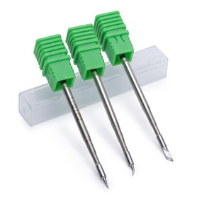 YIHUA C210 jeu de pointes de fer à souder 3 pièces (Type I/SI/K) pour station de soudage de précision YIHUA 982 vert