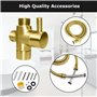 LOSCHEN Kit de pulvérisateur mural pour bidet pour toilettes, pulvérisateur manuel Fixation WC en acier inoxydable pour animaux 