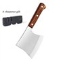 MLG Tools Couteau à os, couteau hachoir à viande, pour les gros os et la viande congelée