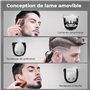 ELEHOT-Store Tondeuse à Cheveux 2000mAh Batterie, Tête en Titane et Lame en Céramique Tondeuse Barbe, IPX6 Kit Tondeuse Dégradé 