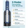Brosses à Dents Électriques Soniques Adultes avec 8 Têtes - Brosse à Dents Électrique 5 Modes avec étui, IPX7, Brosses à Dents É