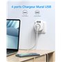 1 USB C et 3 Ports USB
