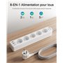 2 USB et 1 Type C avec Interrupteur