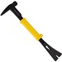 MANUFORE Lot de 4 pièces Pieds-de-biche Professionnels, 2 Pied de Biche Plat en Acier de 12" et 7,5", 1 Arrache Clou Griffe de 1