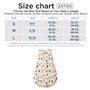 Duomiaomiao Gigoteuse d'hiver pour bébé - Tog 2,5 - 18 à 36 mois - 100 % coton - Couverture portable pour nouveau-né - Panda