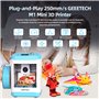 imprimante 3D à extrudeuse à entraînement Direct 250 mm/s pour débutants avec écran Couleur