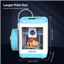 GEEETECH M1 Mini Imprimante 3D, imprimante 3D à extrudeuse à entraînement Direct 250 mm/s pour débutants avec écran Couleur, Tro