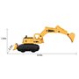 2 en 1 Camions à Friction Modèle avec Bulldozer