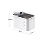 PETKIT EVERSWEET Max Fontaine a Eau Chat sans Fil, Fontaine a Eau Chat Chien Acier Inoxydablee, 26dB Ultra Silencieux, Contrôlé 