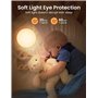 Veilleuse Bébé avec Minuterie 1H | Dimmable | Contrôle Toucher | 8 Changements de Lumière | Recha