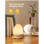 MediAcous Veilleuse Pour Enfant, Veilleuse pour Bébé avec Socle de Chargement Stable, Lampe Nuit à Dimmable pour L'allaitement a