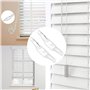 Create idea 10 Pièces Taquets de Cordon de Store Cordon Taquets Stores en Plastique Transparent Enrouleurs de Corde avec Vis pou