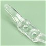 Create idea 10 Pièces Taquets de Cordon de Store Cordon Taquets Stores en Plastique Transparent Enrouleurs de Corde avec Vis pou