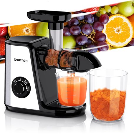 Muchen Extracteur de Jus Élite - Presse-Agrumes à Froid pour Fruits et Légumes