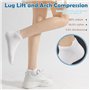 Wamicu Chaussettes Basses Femme, 5 Paires Respirant et anti-transpiration Coton Courtes Chaussettes Sport, Para Running Travail 