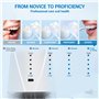 Hydropulseur buccal rechargeable - Nettoyeur dentaire électrique portable de 250 ml - 3 modes et 4 buses de rechange - Hydropuls