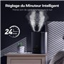 CONOPU Humidificateur d'Air à Ultrasons 6L, Humidificateur d'Air Chambre Silencieux avec Trois Modes et Fonction Température Con