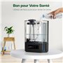 CONOPU Humidificateur d'Air à Ultrasons 6L, Humidificateur d'Air Chambre Silencieux avec Trois Modes et Fonction Température Con