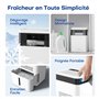 CONOPU Deshumidificateur d'air 3L, 1700 ml/Jour, 3 Modes, Affichage de l'Humidité, 24H Timer, Dégivrage Automatique, pour 30m²