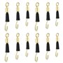 The Lord of the Tools 150pcs Changement Rapide Crochet Longueur Pivote en Acier Inoxydable Roulement Pivotant Anneau Solide Conn
