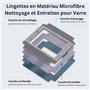 Robot Lave Vitre Automatique Bagotte SW50, App/Télécommande, Nettoyeur Puissant 2500Pa, Sans Fil pour Fenêtres et Miroirs