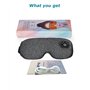 PJYU Masque Chauffant Yeux pour les yeux secs, électrique USB Masque Yeux Chauffant sans fil pour la blépharite, la Chalazion, l