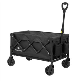 Naturehike Chariot à Main Pliable de Plage à Roulette - Capacité de Charge Jusqu'à 120 kg
