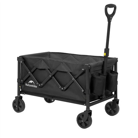 Naturehike Chariot à Main Pliable de Plage à Roulette - Capacité de Charge Jusqu'à 120 kg