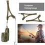 Create idea 10pcs Anti-emmêlement Plates-Formes de Pêche à la Carpe avec Émerillons Système Anti-nouage Courbure Latérale Pivota
