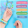 Lanvixo 2700+ Kit Bracelet Elastique Enfant, 30 Couleurs Bricolage Elastique Bracelet avec Perle de Crochet S Clip en 40 Boîtes,