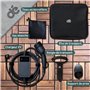 dé Chargeur Voiture Electrique 3,7kW [10m, 6-16A] Cable Recharge Voiture Electrique Type 2 avec Support Mural Compatible avec E-