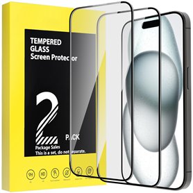 Rikazon Verre Trempé for iPhone 16/15 6