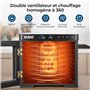9 Plateaux en Acier Inoxydab