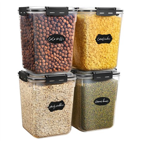 YASHE 5.3L Boîte Conservation Alimentaire Lot de 4